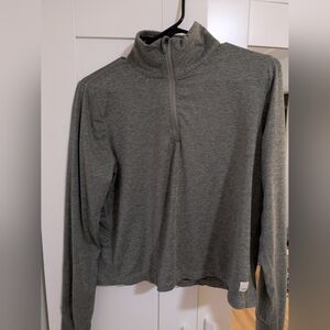 Super Soft Vuori Crop Quarter-Zip  Pullover
